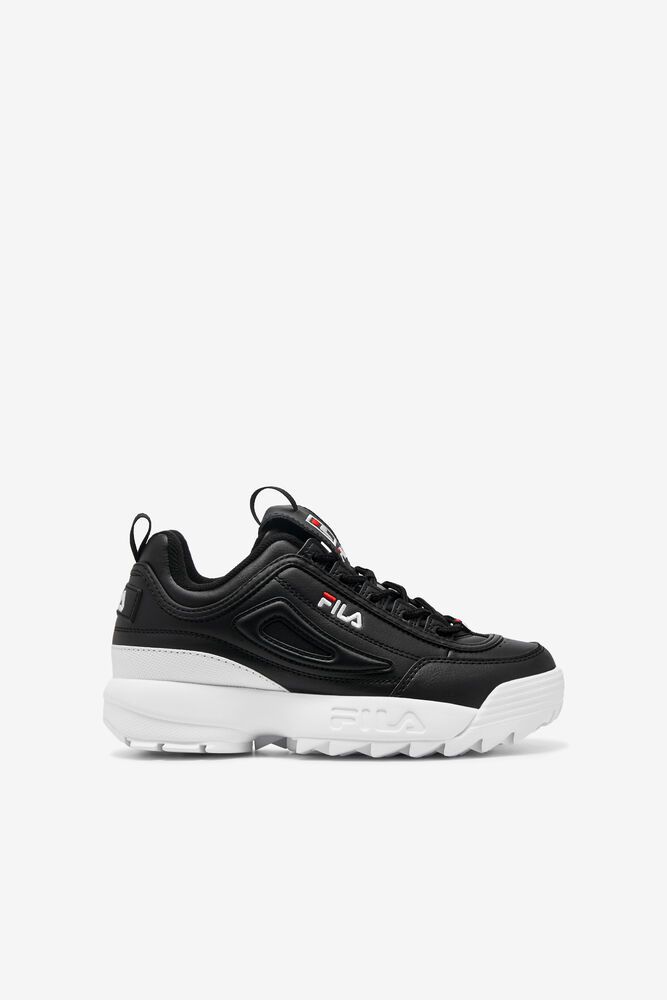 Fila Sneakers Barn Svart/Hvite Disruptor 2 349260-CQA